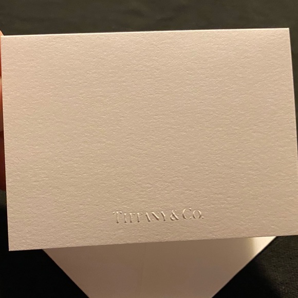 ⭐️5/$25 | TIFFANY & Co. | Mini Shopping bag & Thank you Card - Picture 3 of 3